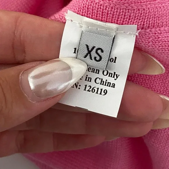 NWT VICTOR GLEMAUD Strappy Mini Slip Knit Dress Pink Size XS - Picture 6 of 7